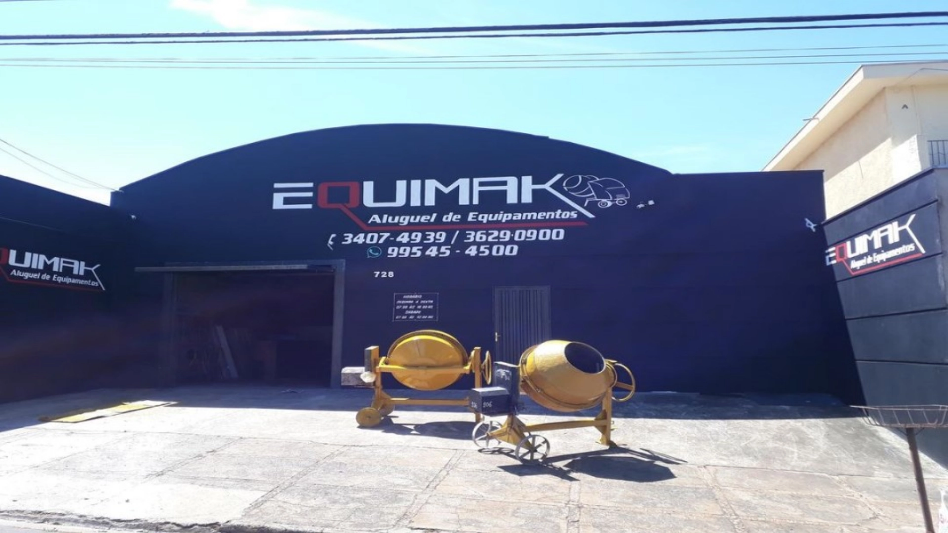 Equimak - Locação de Equipamentos para Construção Civil